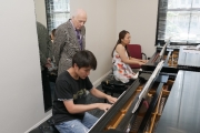 032 Muzi Zhao with collaborative pianist Hana Chu and Melvin Stecher