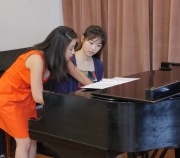 056 Esther Park and Yilun Xu during their master class