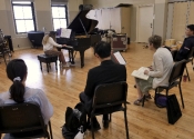 45-Contestants-observing-a-master-class-with-Jane-Coop-and-Ariya-Laothitipong-at-the-piano